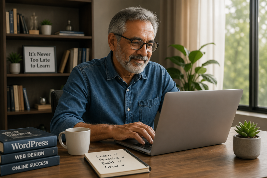 learn WordPress at 50