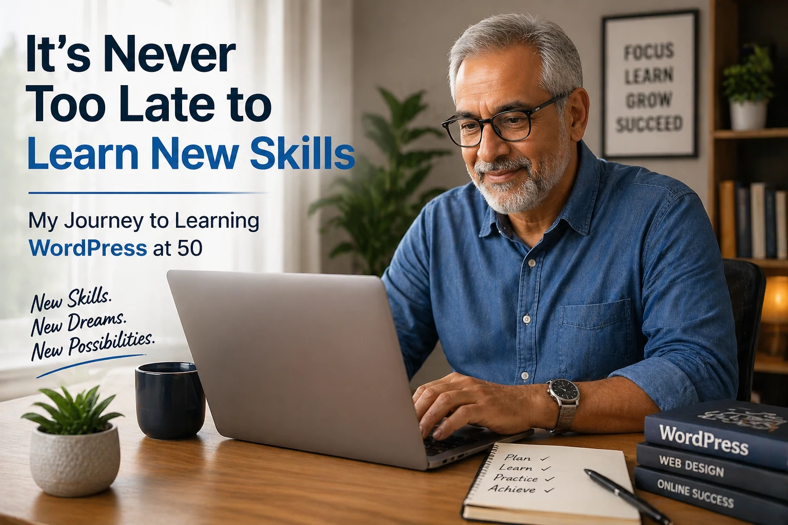 learn WordPress at 50